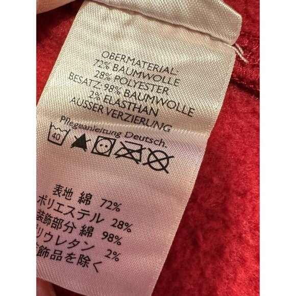 Eddie Bauer Sweatshirt Mens Medium Red Sport Shop Seattle Spell Out Y2K - Picture 8 of 9